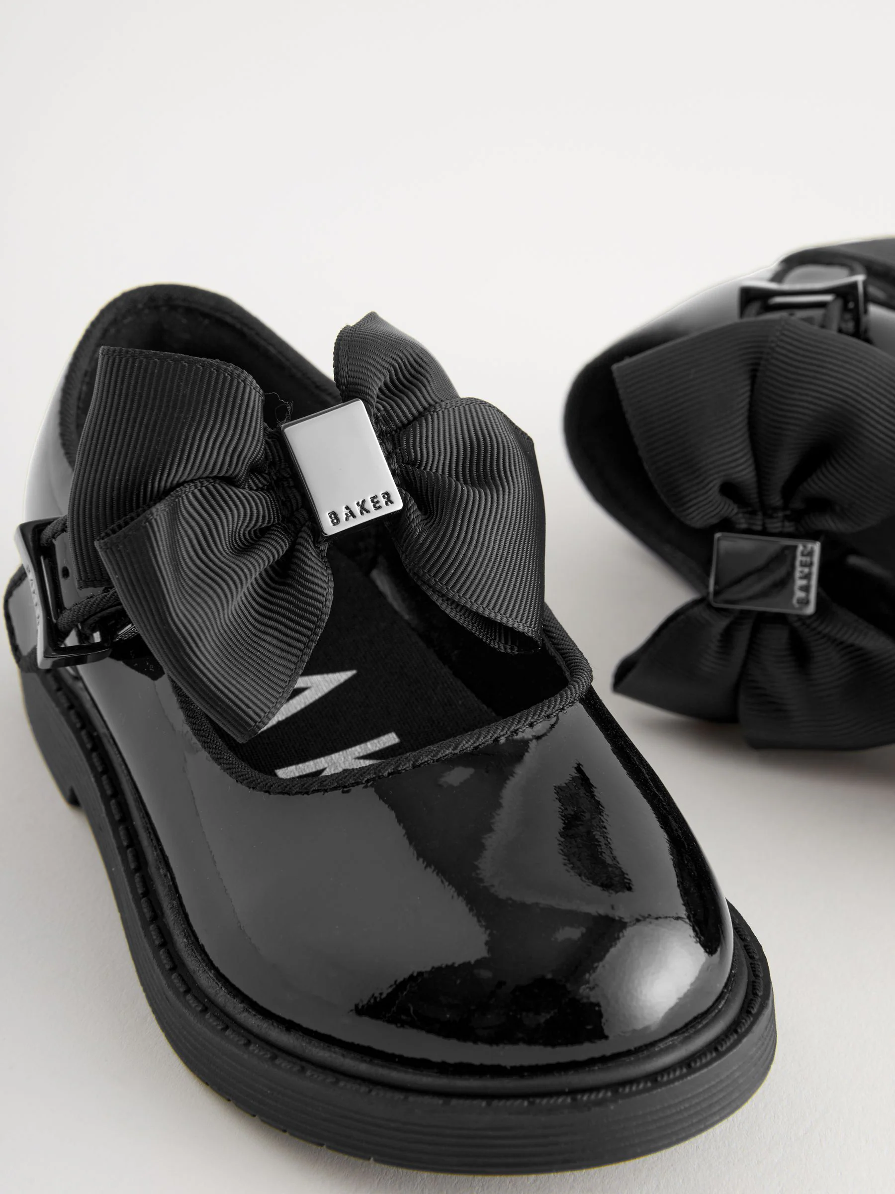 Zwart - Baker by Ted Baker Mary Jane-schoenen met strik voor meisjes