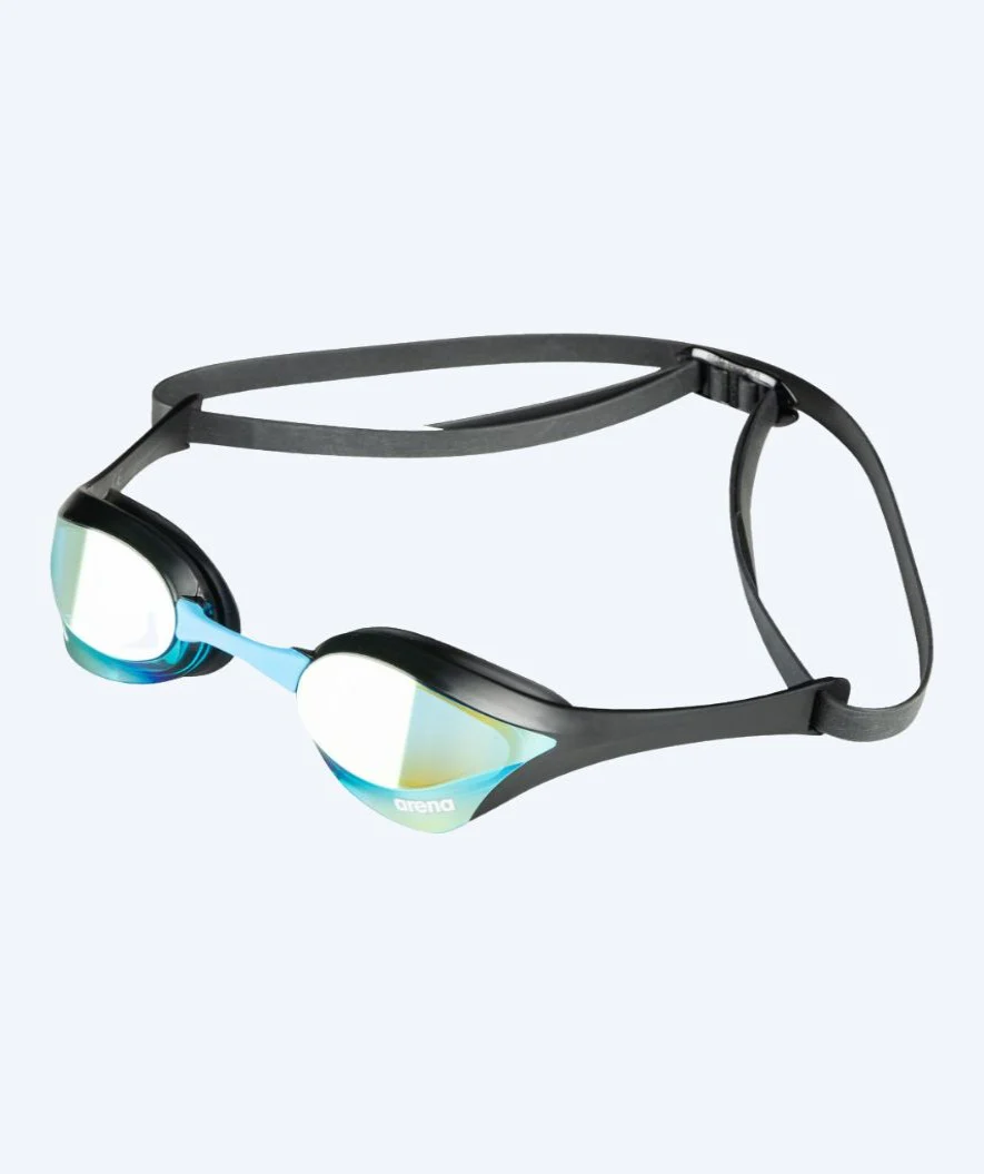 Arena Elite svømmebriller - Cobra Ultra SWIPE Mirror - Sort/blå