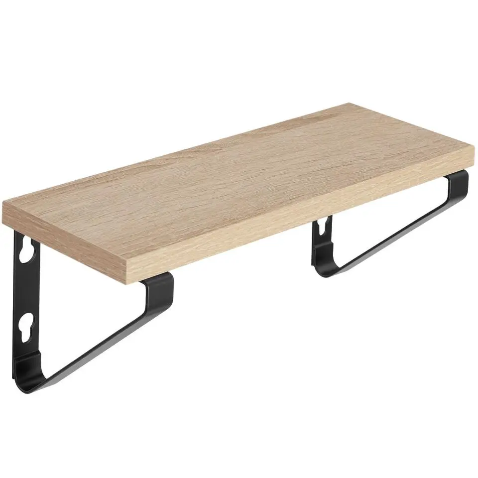 tectake 3 wandplanken Cowell, Industrieel Licht Hout, Eiken Sonoma