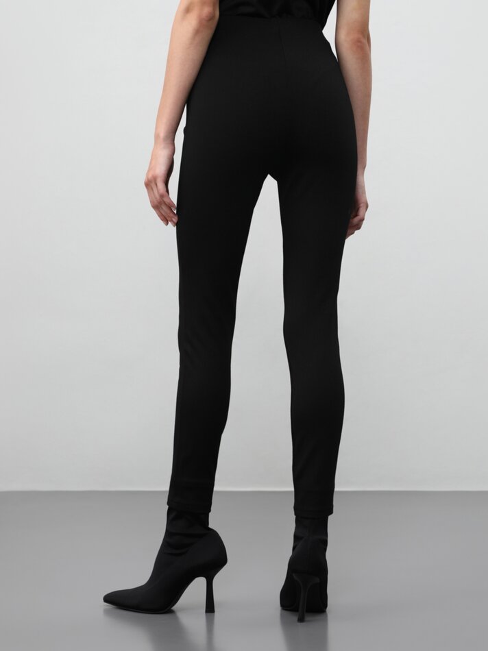 Leggings com botões - Pretas