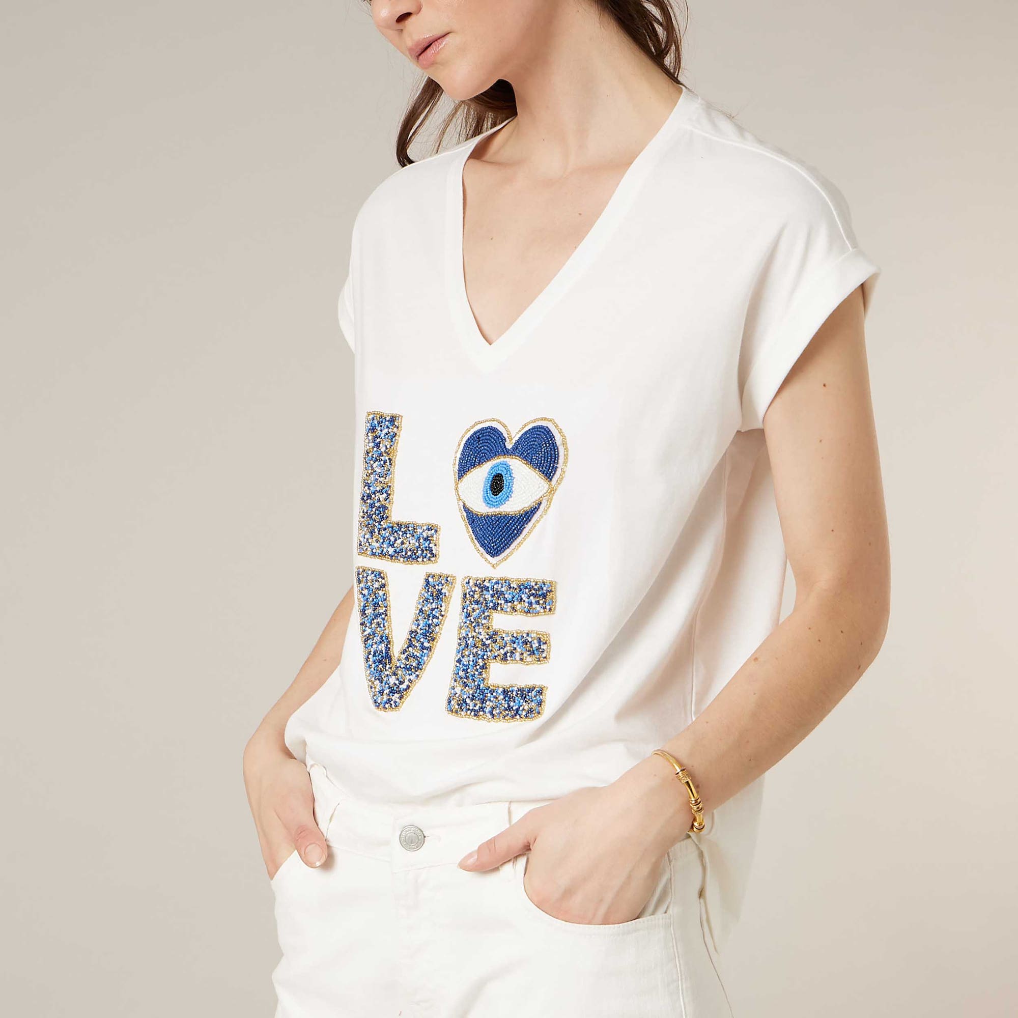 T-shirt Femme blanc