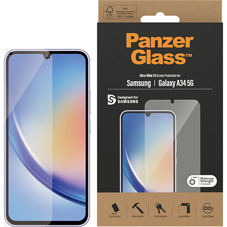 PanzerGlass skærmbeskyttelse Samsung Galaxy A34