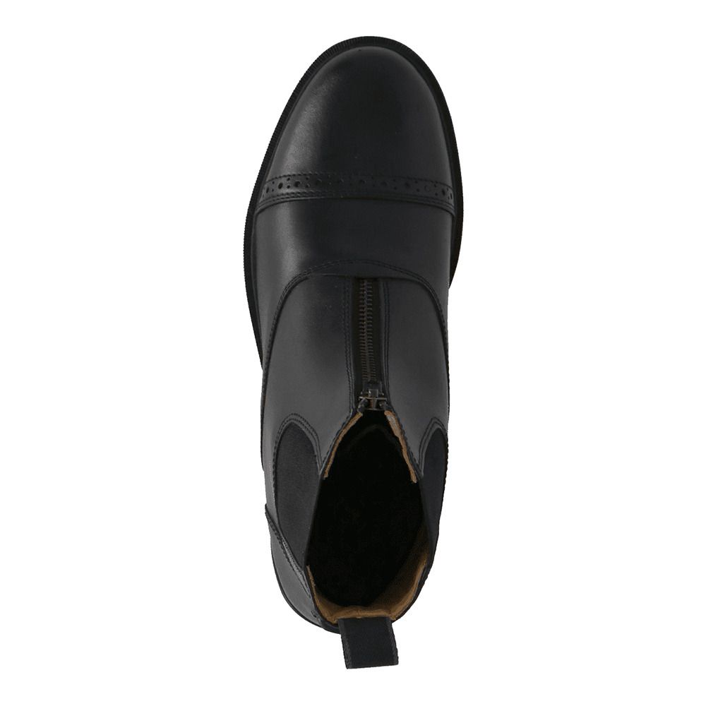 Equitheme ZIP CUIR - Boots cuir noir