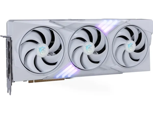 MSI GeForce RTX 5080 16G GAMING TRIO OC - Grafikkort - GeForce RTX 5080 - 16 GB GDDR7 - PCI Express 5.0 - 3 x DisplayPort, HDMI - hvid