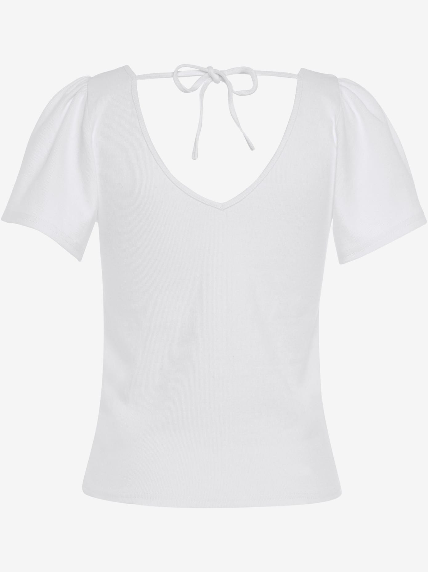 T-shirt en v encolure en v