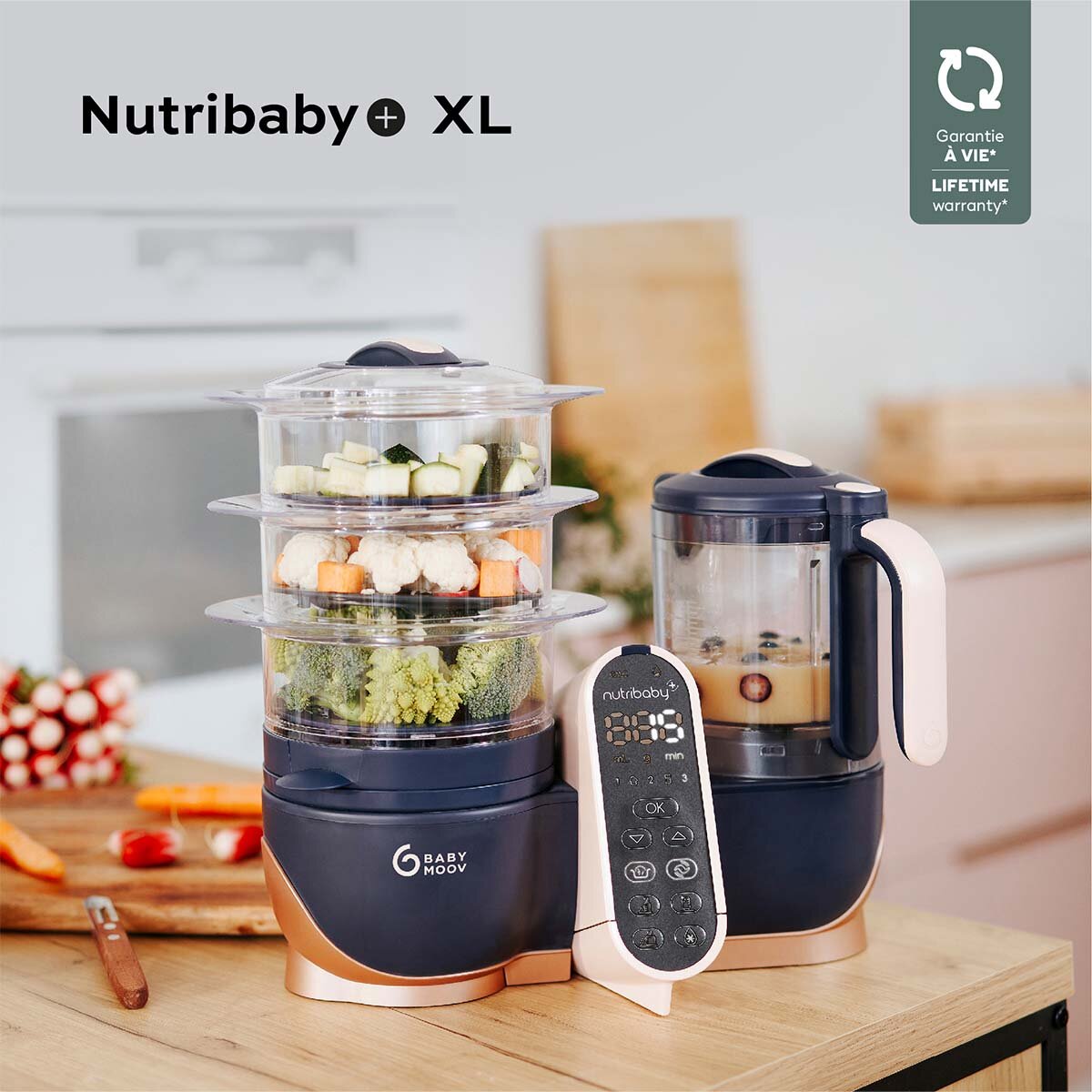 Babymoov Babymoov Dampfgarer Nutribaby Plus XL