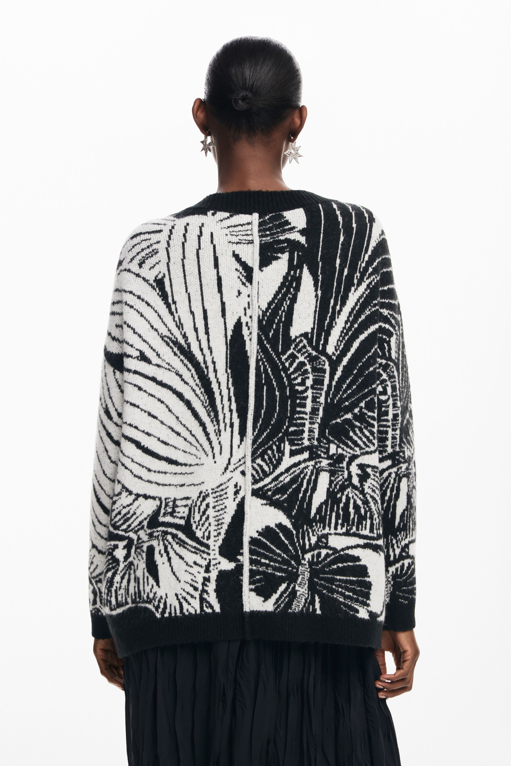 Cardigan estampado