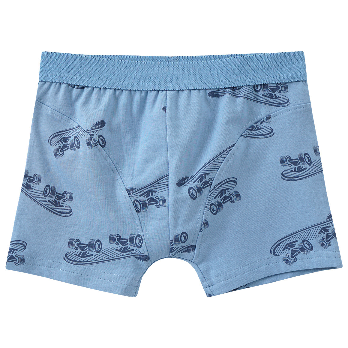 Topolino 3 Jungen Boxer mit Bio-Baumwolle dunkelgrün / hellgrün / blau