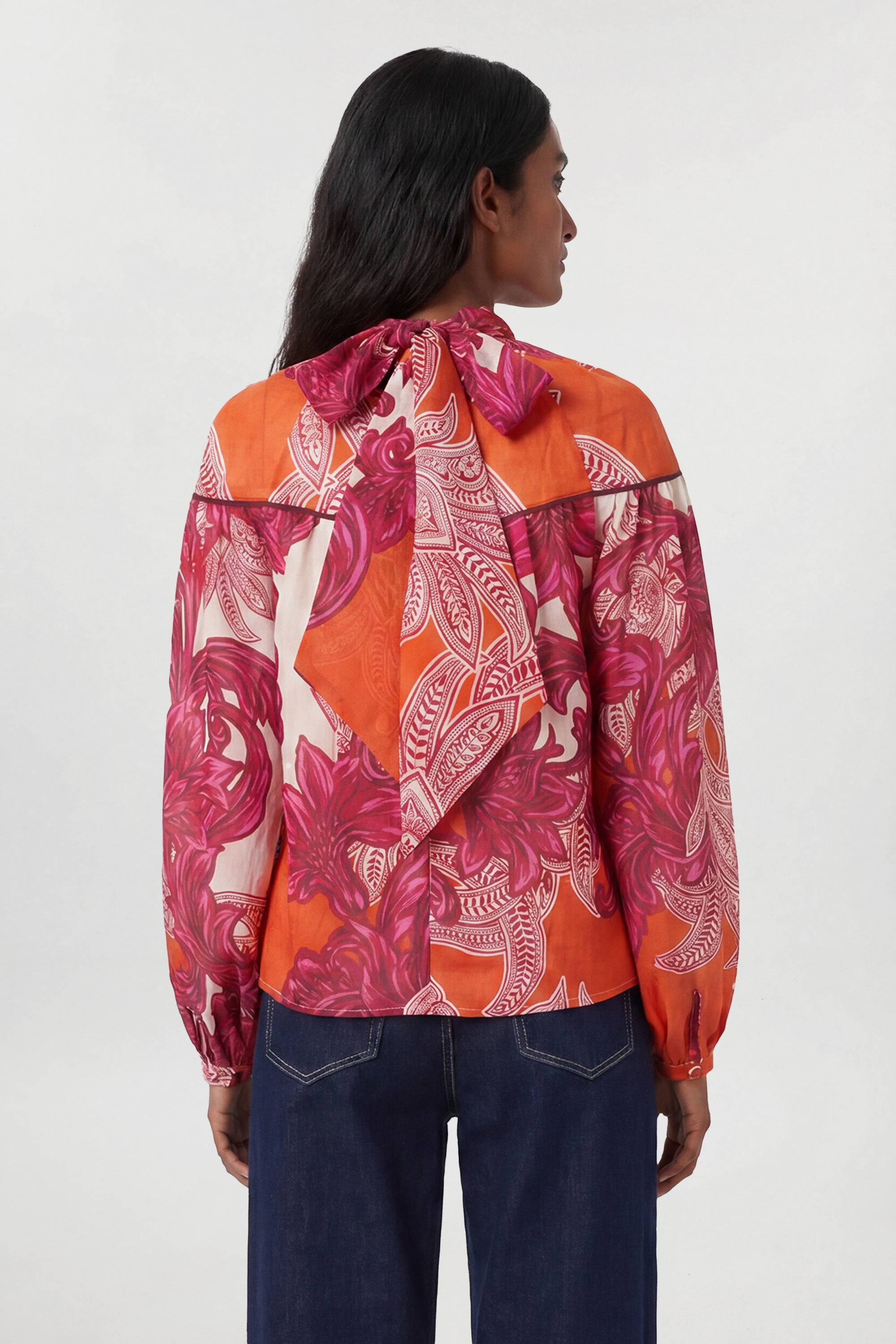 KarenMillen Chemisier À Manches Ballon Baroque