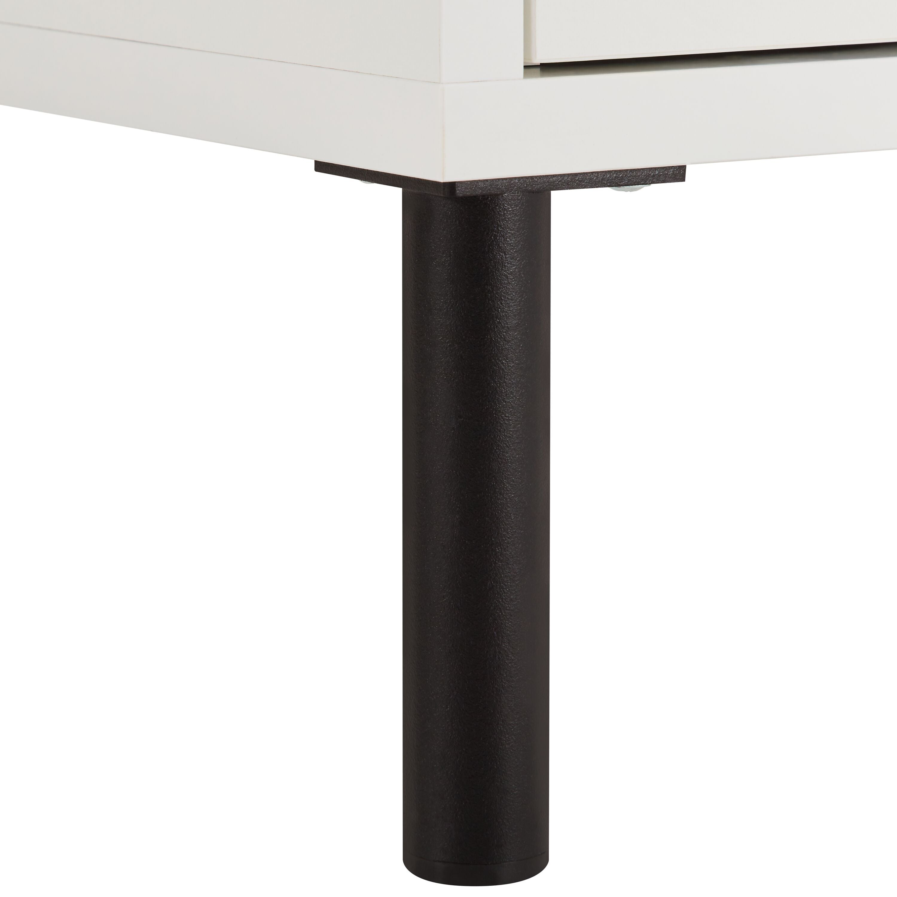 FINJA Kommode - Weiss / B: 40.0 cm x T: 36.0 cm x H: 132.0 cm
