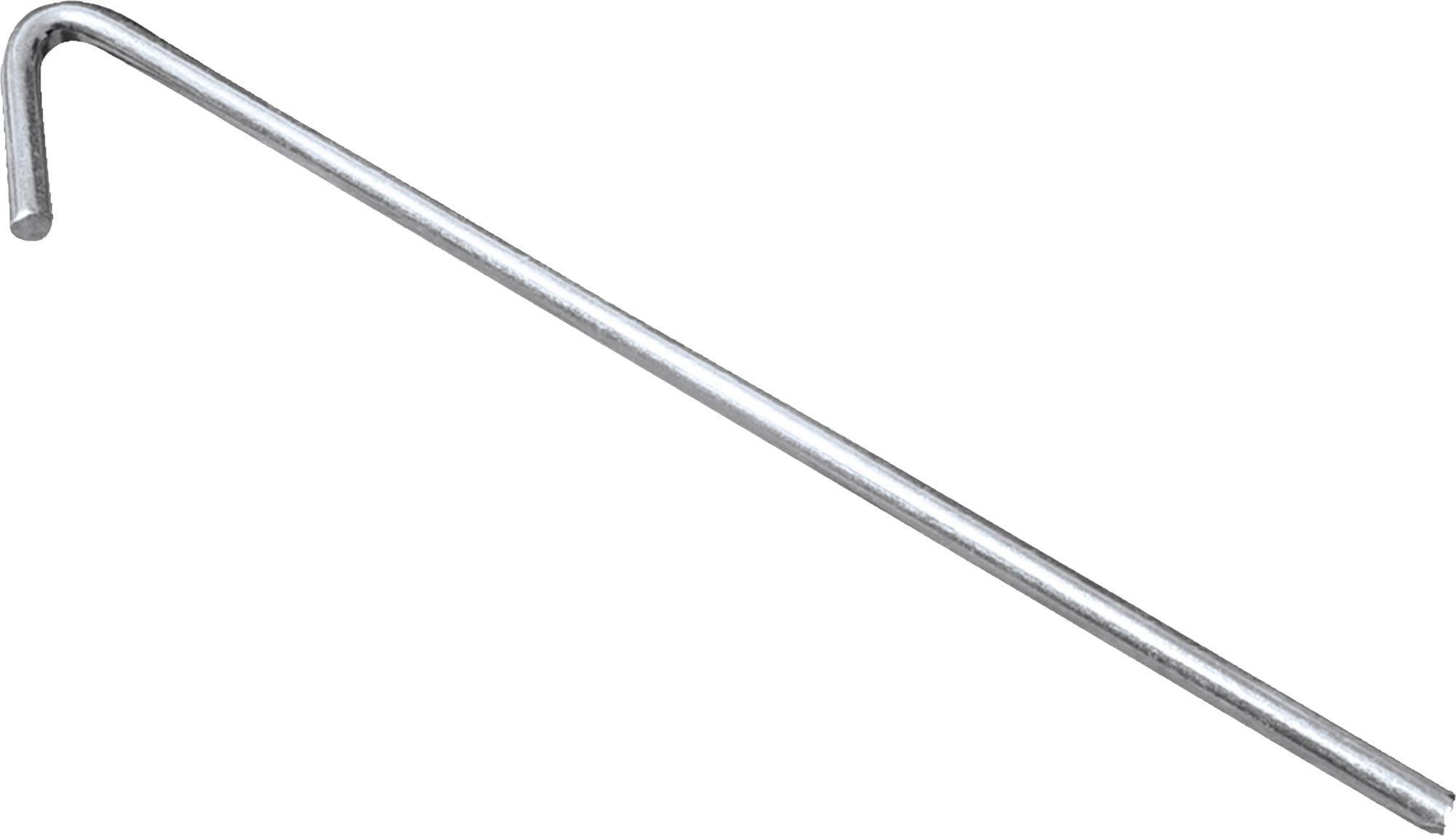 High Peak Stahl Erdnagel 10er Pack 180 x 5 mm silber