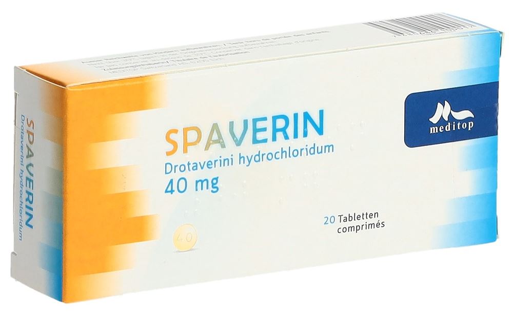 SPAVERIN Tabl 40 mg Blist 20 Stk