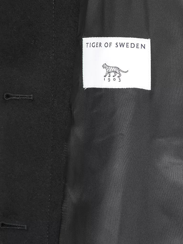 TIGER OF SWEDEN Wollmantel CEDRIN schwarz