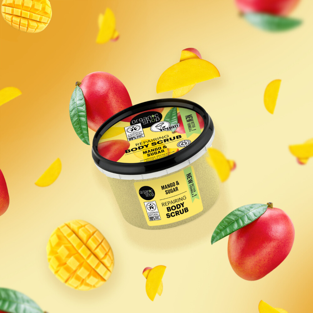 Organic Shop Repairing Body Scrub Mango250 ml