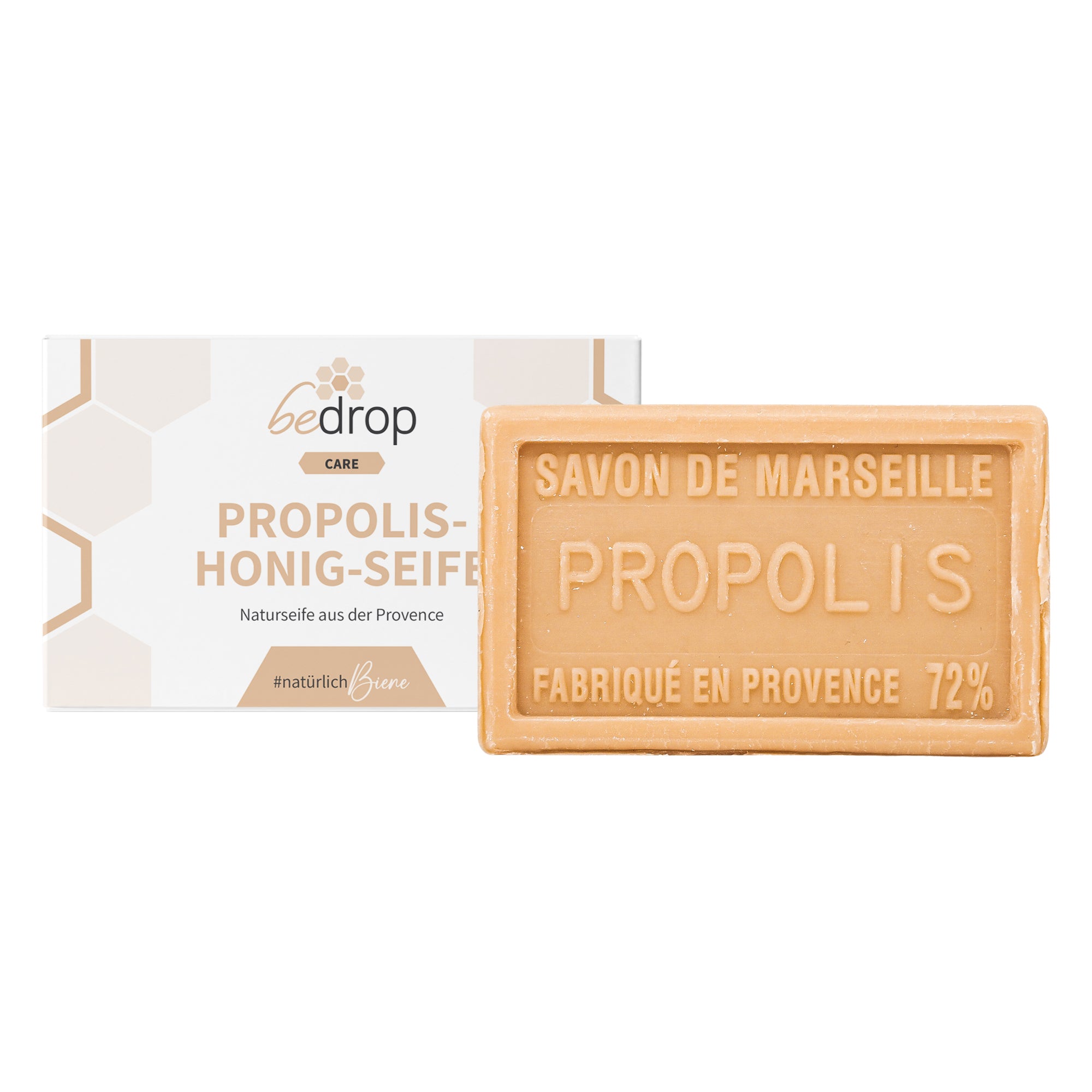 Propolis-Honig-Seife natürliche Handseife / Körperseife aus der Provence - 100g