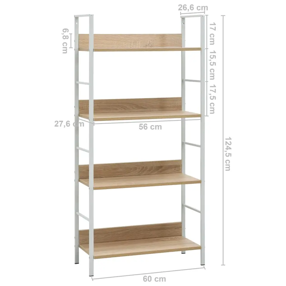 vidaXL - Schappenkast - Bruin - Bewerkt hout