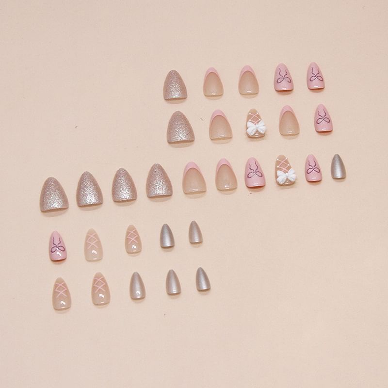 Candyvina - Bow Press On Nail