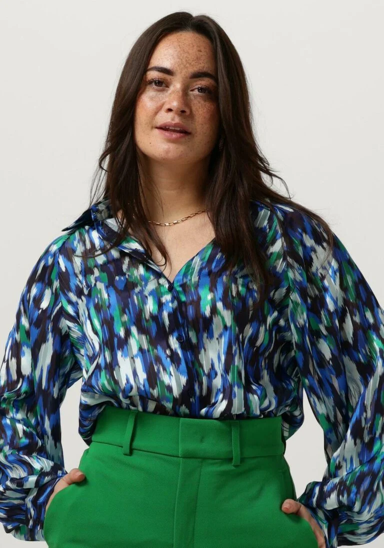 MINUS donkerblauwe minus blouse marja shirt