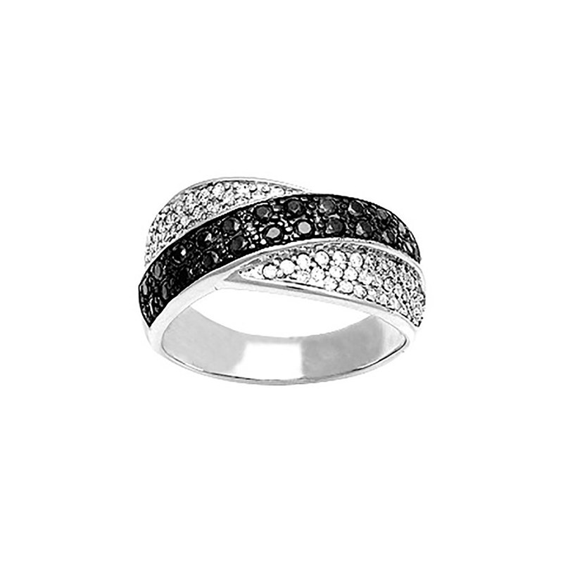 Bague femme - Oxyde de zirconium - Argent 925