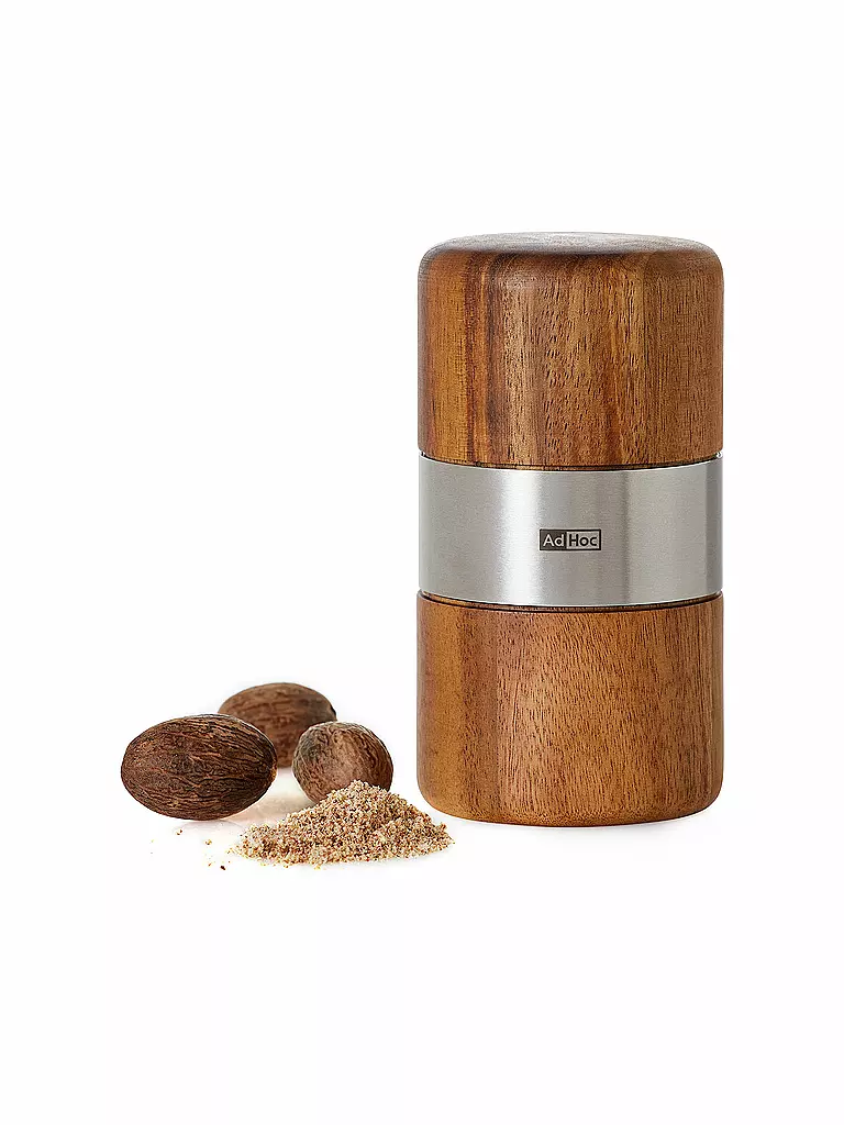 AD HOC Muskatmühle 11,3cm MUSKATO Akazie / Edelstahl braun