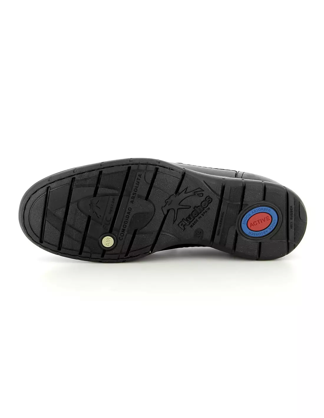 FLUCHOS ZETA - Bateaux & mocassins Noir