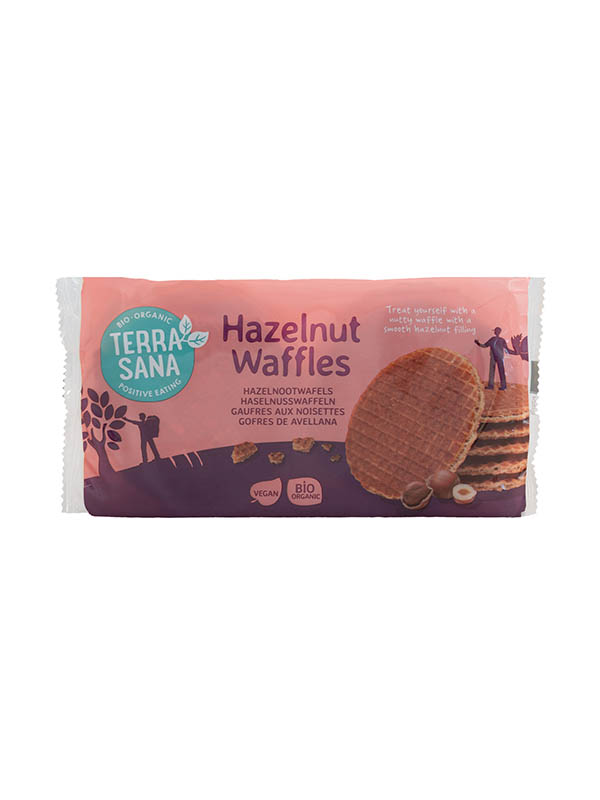TerraSana Hazelnootwafels bio (175 gr)