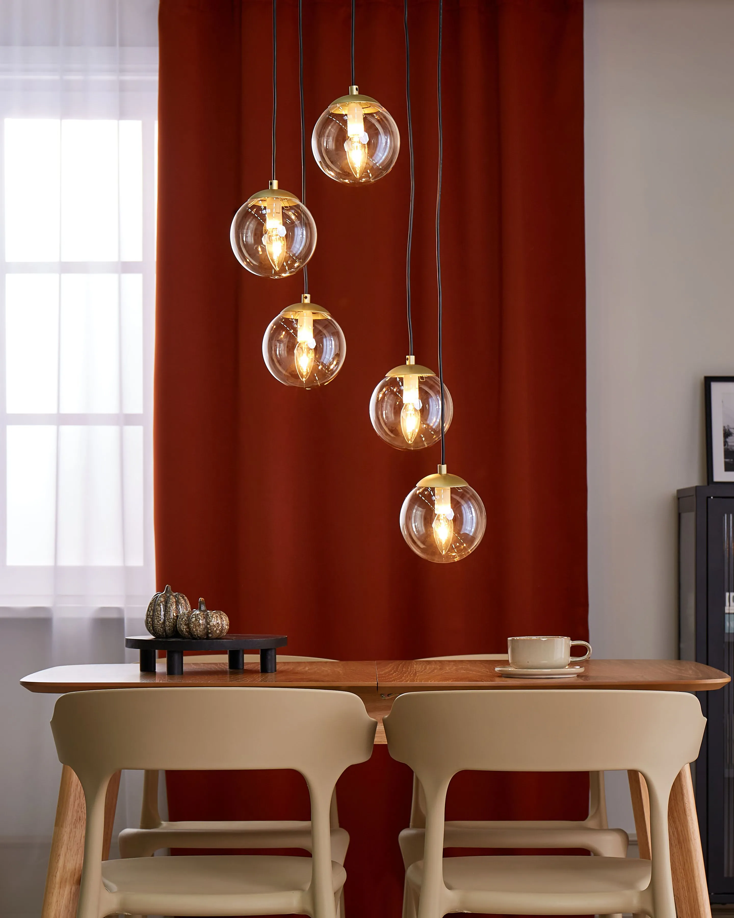 Hanglamp NOEL Glas Goud
