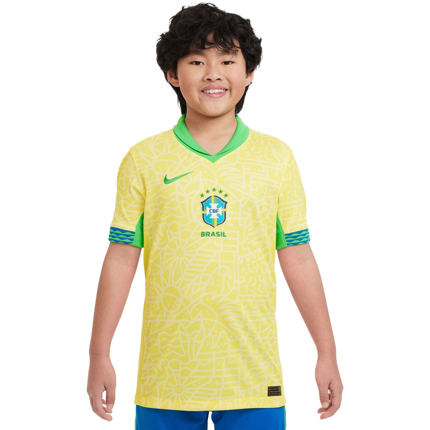 Nike Brazilië Thuis Shirt Kids 2024/2026