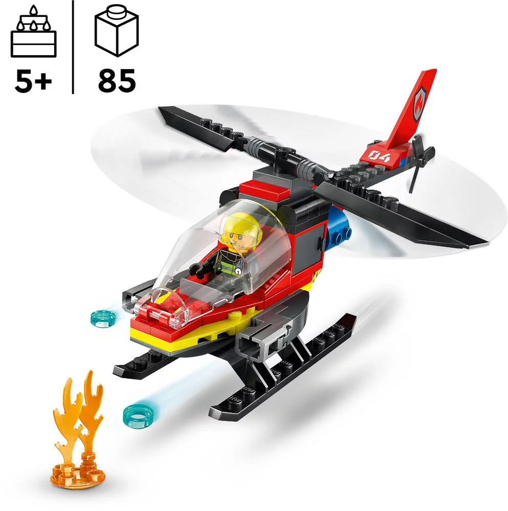 LEGO®CITY 60411 - L’HELICOPTERE DE SECOURS DES POMPIERS