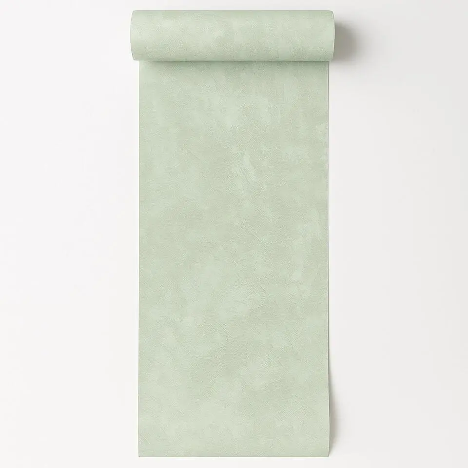 Dutch Wallcoverings Vliesbehang Artifice uni - lichtgroen - 10,05m x 53cm