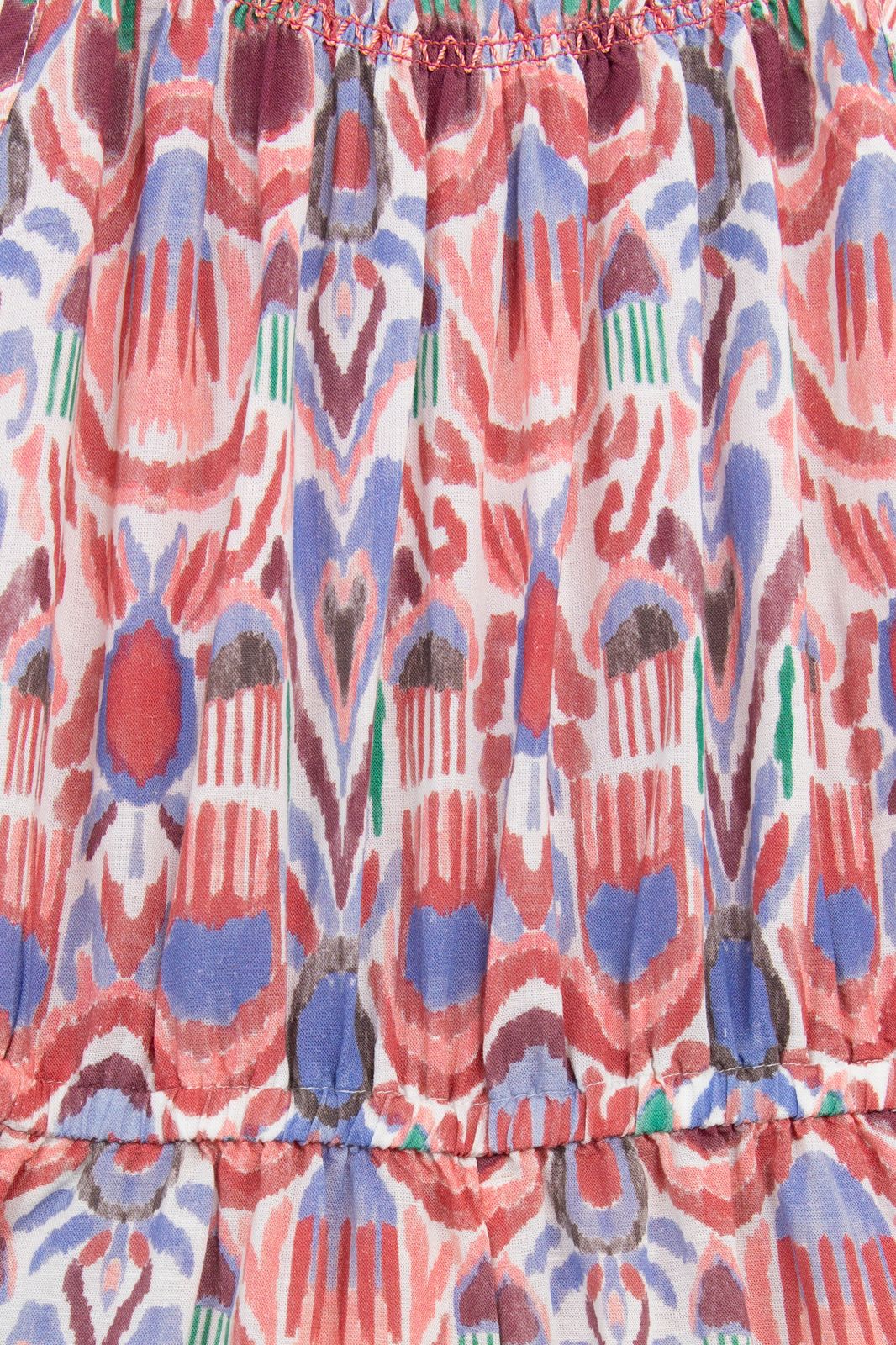 Multicolour jumpsuit met ikat print