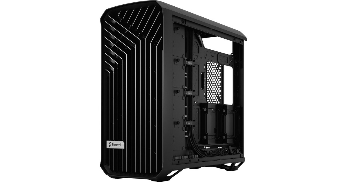 Fractal DesignTorrent Black TG Light Tint midi tower behuizing  (Zwart | 2x USB-A | 1x USB-C | Tempered Glass)