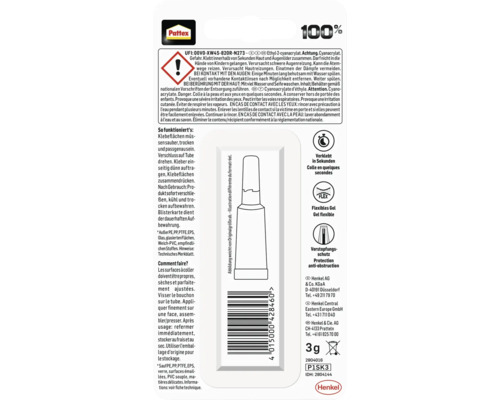 Pattex 100% Superlijm 3 g