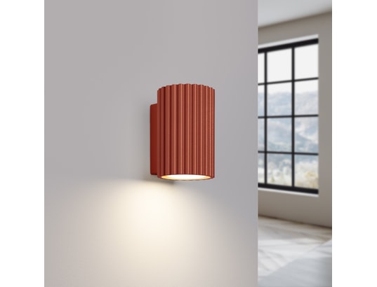 SOLLUX LIGHTING - Applique karbon 10 rouge ocre