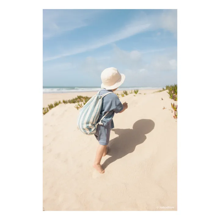 Nobodinoz Sac et serviette de plage Portofino | Bleu