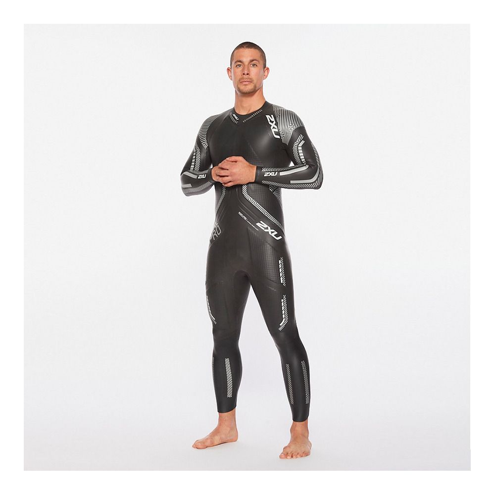 2xu PROPEL PRO - Combinaison intégrale 3/2/1.5 mm Homme black/silver