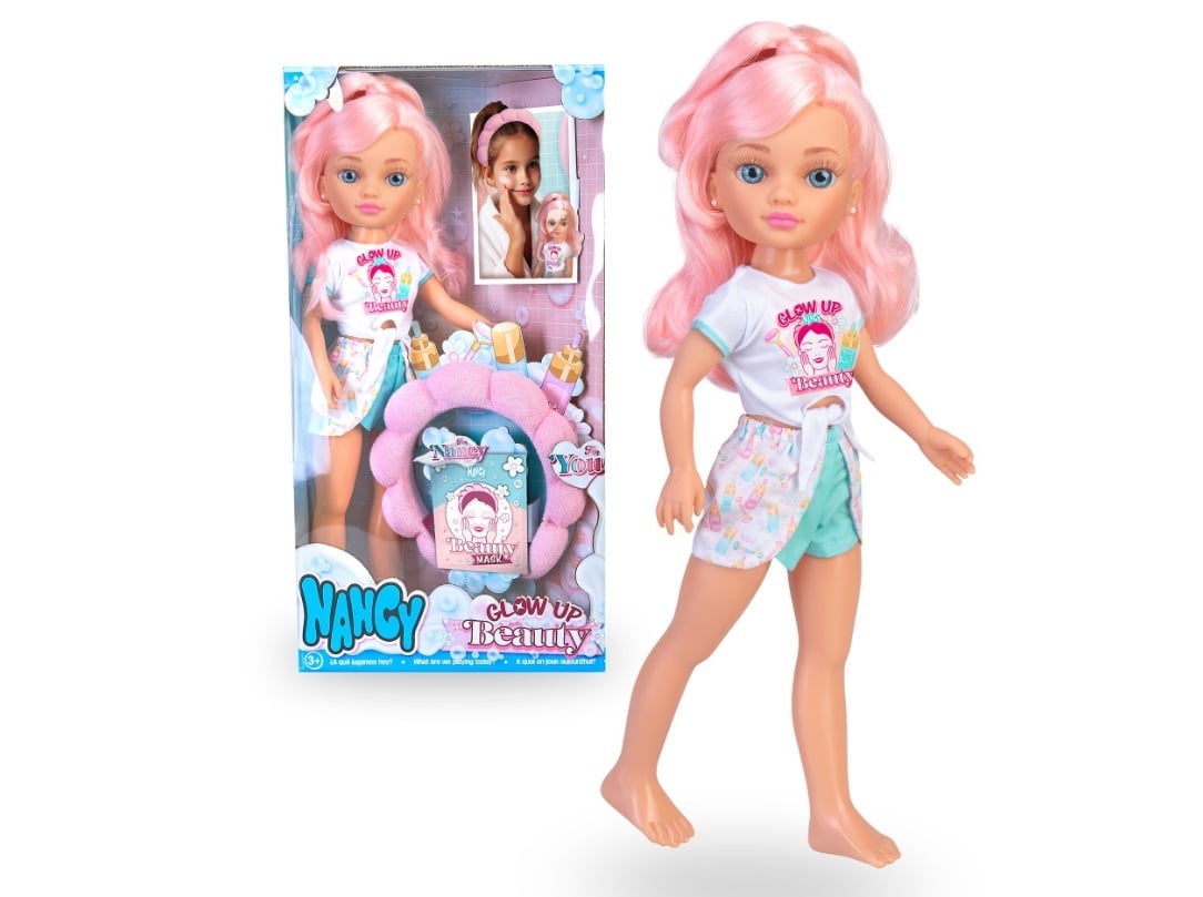 BONECA NANCY GLOW UP DE BELEZA
