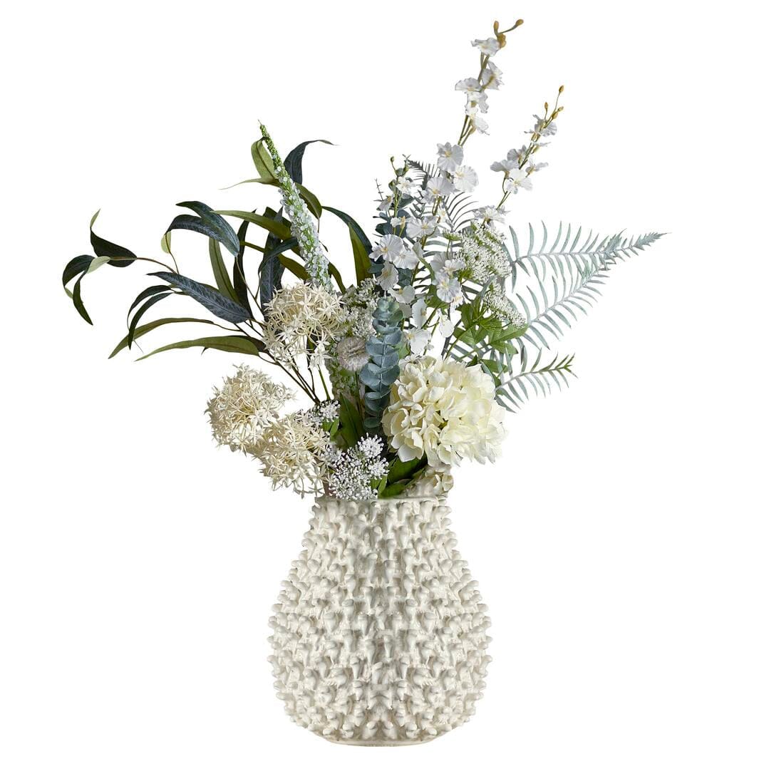Bloomingville Symphonie Buket, Hvid, Kunstige Blomster
