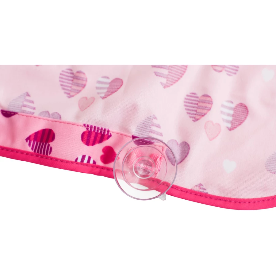 TidyTot Lätzchen Tidy Tot Cover & Catch Langarm Lätzchen Herzen