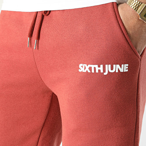 Pantalon Jogging M22581 Rouge Brique
