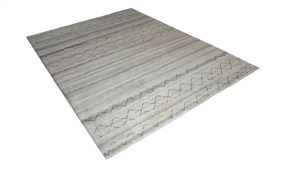 como Kurzflorteppich Creme, Grau 160x230 cm
