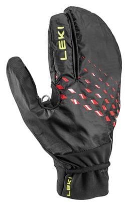 Gants de Trail Leki Ultra Trail Storm Shark Noir/Rouge