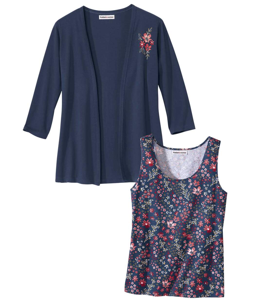 Ensemble Twin-Set Fleuri