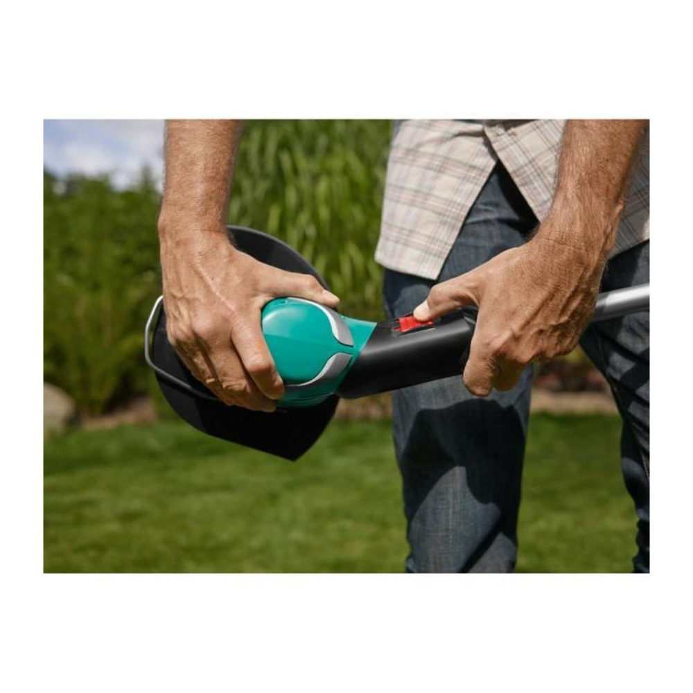 Coupe-bordures 400w bosch 230v coupe 27 cm manche réglable 80-115 cm