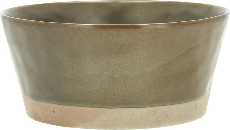 Villa Collection Serveringsskål Evig 22 x 10 cm Brun Porcelæn Brun