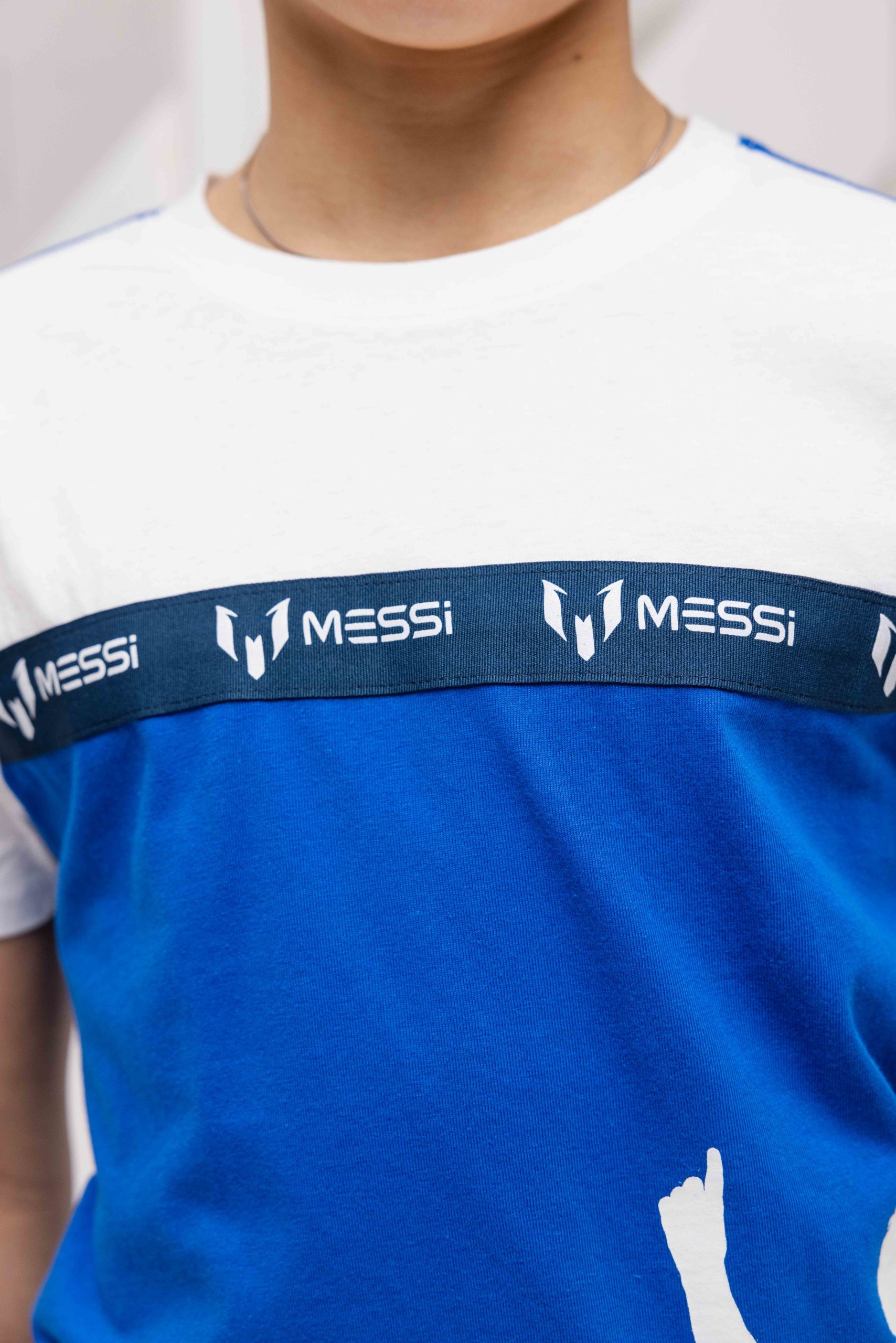 Vingino X Messi Silhouette T-Shirt Kids Blauw