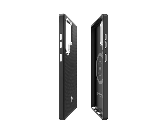 Samsung Galaxy S25 Ultra Enzo Aramid Schutzhülle MagSafe-Modul (GP-FPS938PGABW) - Schwarz