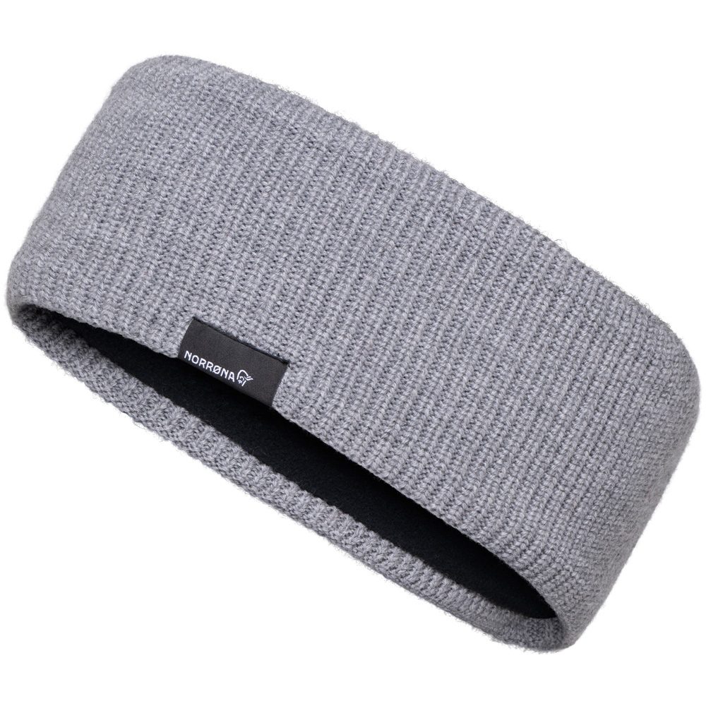 Norrona 29 Heavy MerinoUll Stirnband grey melange