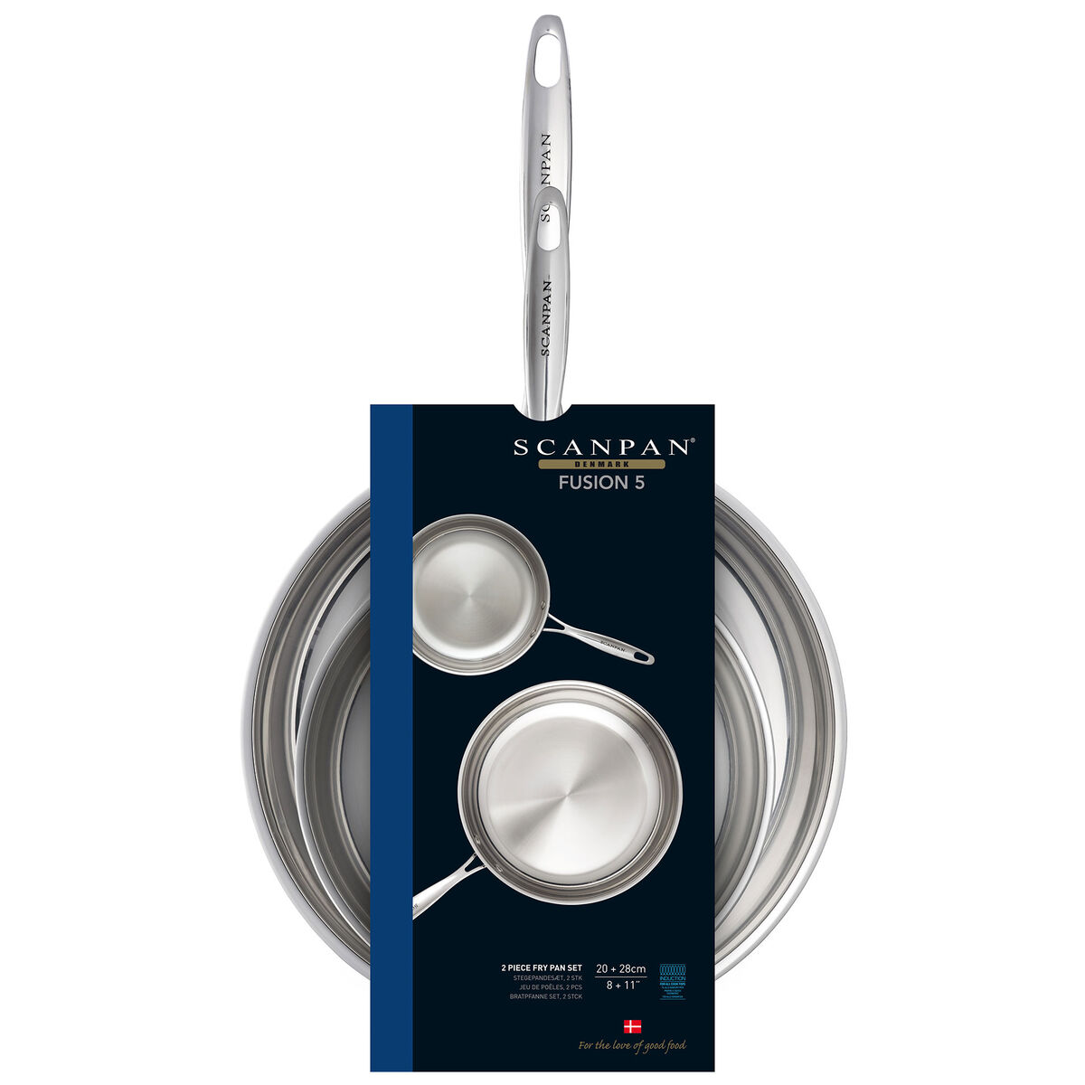 Scanpan Fusion 5 Stekepannesett, 20+28 cm