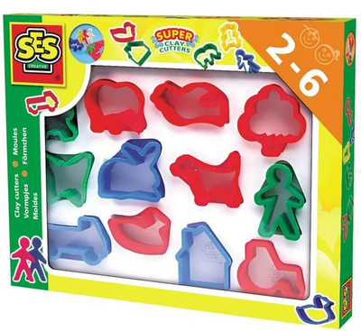 SES Creative Former til Lufttørkende Leire 12-Pack